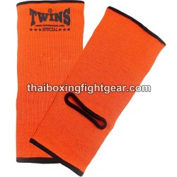 Chevillières de boxe thai Twins AG1 Orange Coton Twins - 3