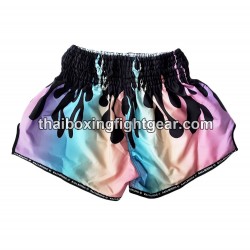 Short de Boxe Thai Raja Boxing "Rainbow Black" Raja - 2