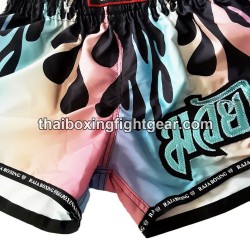 Short de Boxe Thai Raja Boxing "Rainbow Black" Raja - 3