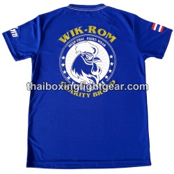 T-shirt Wik-Rom Muay Thai bleu | T-shirts