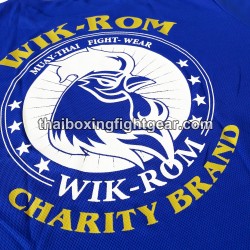 T-shirt Wik-Rom Muay Thai bleu | T-shirts