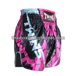 SHORT DE BOXE THAI TWINS  "CANDY PINK" Twins - 2
