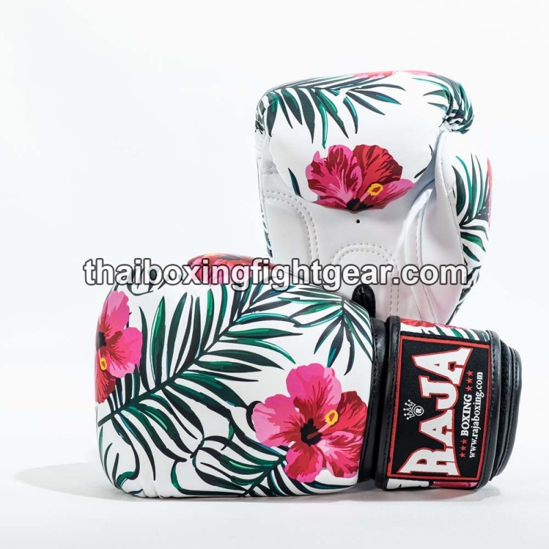 Raja Boxing Gants de boxe  Muay Thai "Shaba White" Raja - 1