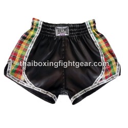SHORT DE BOXE THAISMAI  "Paa Kao Maa Black" Thaismai - 1