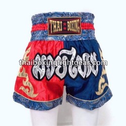 Short de boxe: Thaiboxing "Rouge & Bleu" Thai Boxing - 1