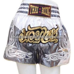 Short de boxe: Thaiboxing "Gris& Blanc" Thai Boxing - 2
