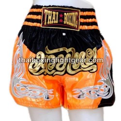 Short de boxe: Thaiboxing "Orange & Noir" Thai Boxing - 2