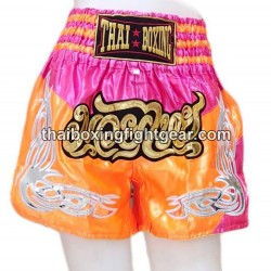 Short de boxe: Thaiboxing "Orange & Rose" Thai Boxing - 2