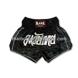 Short de Boxe Thai Raja Boxing Noir Raja - 1