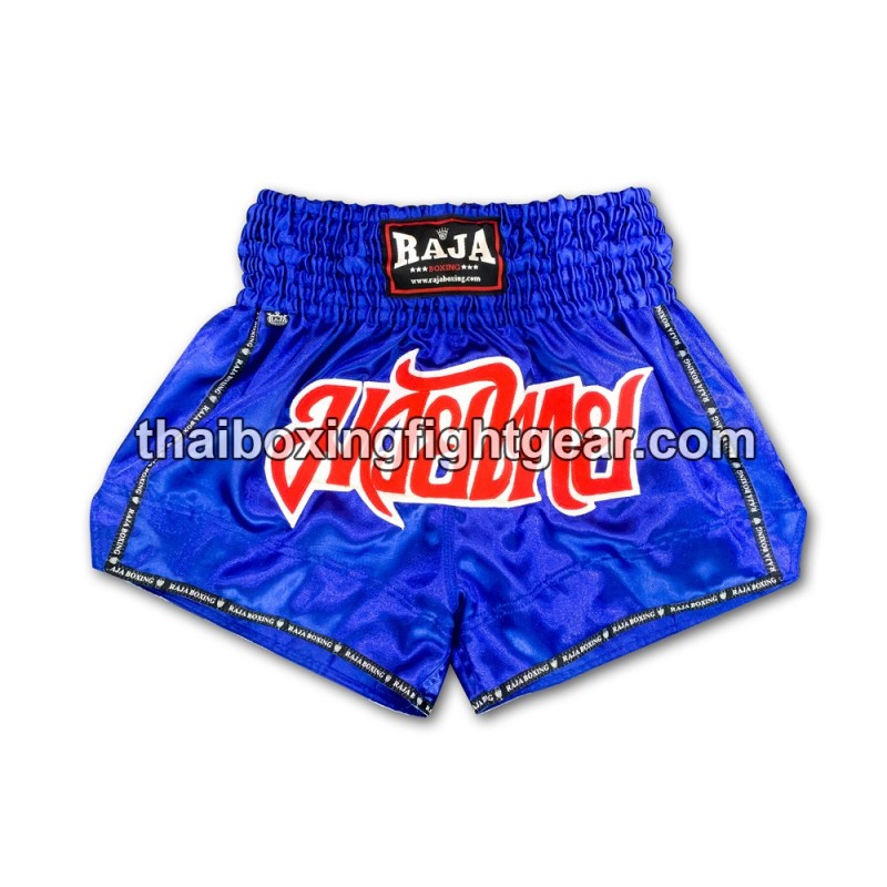 Short de Boxe Thai Raja Boxing Bleu Raja - 1