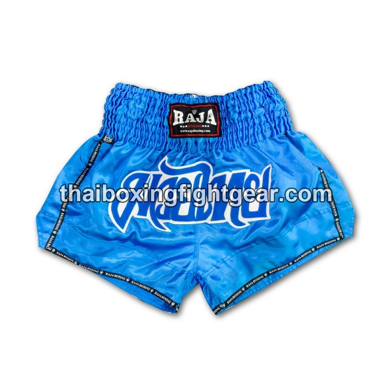 Short de Boxe Thai Raja Boxing Bleu Clair Raja - 1