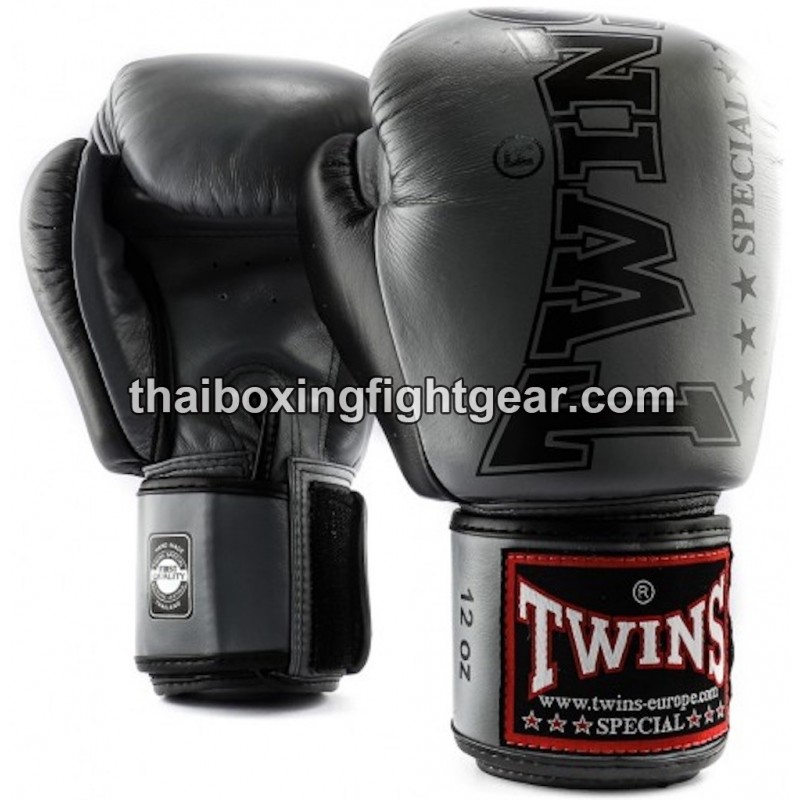 Gants de boxe thai Twins "BGVL3-2TA Grey" Twins - 1