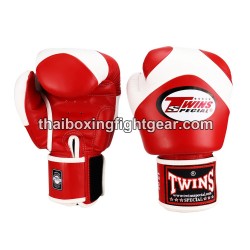 Gants de boxe thai Twins "BGVL13 RED WHITE" Twins - 1