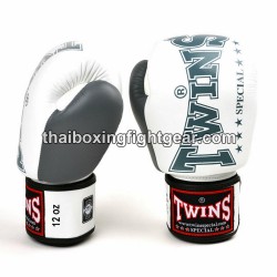Gants de boxe thai Twins "BGVL3-2TA White Grey" Twins - 2