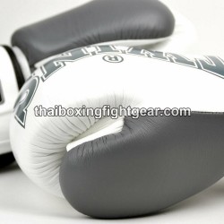 Gants de boxe thai Twins "BGVL3-2TA White Grey" Twins - 3