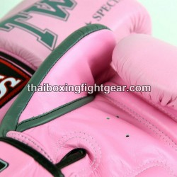Gants de boxe thai Twins "BGVL3-2TA Pink Grey" Twins - 2