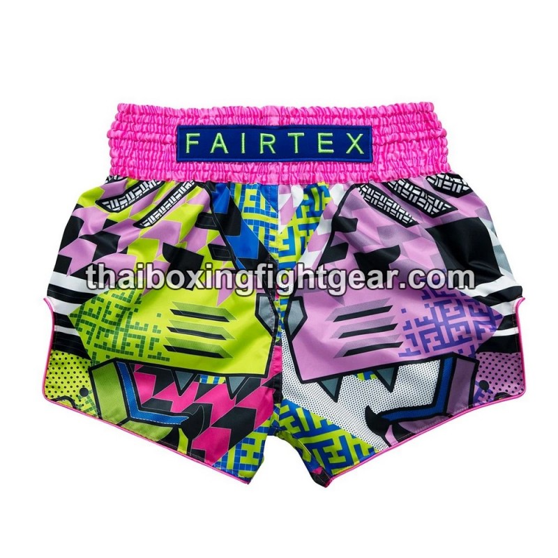 Short de boxe thai Fairtex X Future LAB Pink Fairtex - 1