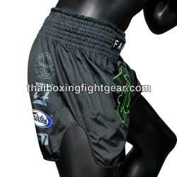 Short de boxe thai Fairtex BS1924 Racer Black Fairtex - 5