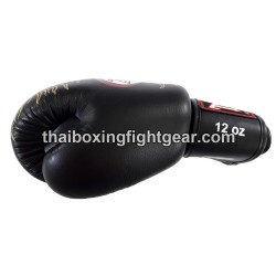 Gants de boxe Twins FBGVL3-6 édition limité "dragon" noir et or | Gants Boxe Thai