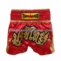SHORT DE BOXE THAISMAI "Fire Red" Thaismai - 1