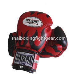 Gants de boxe thai Thaismai BG124 "Fire" Rouge Thaismai - 1