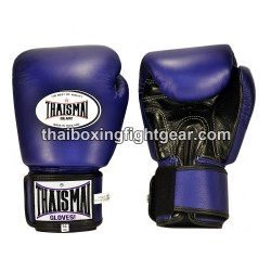 Gants de boxe thai Thaismai BG124 "Blue Black" Thaismai - 1