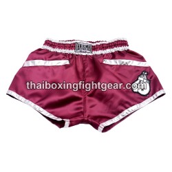 SHORT DE BOXE THAISMAI  "FIGHT Dark Red" Thaismai - 1