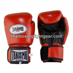 Gants de boxe thai Thaismai BG124 "Red Black" Thaismai - 1