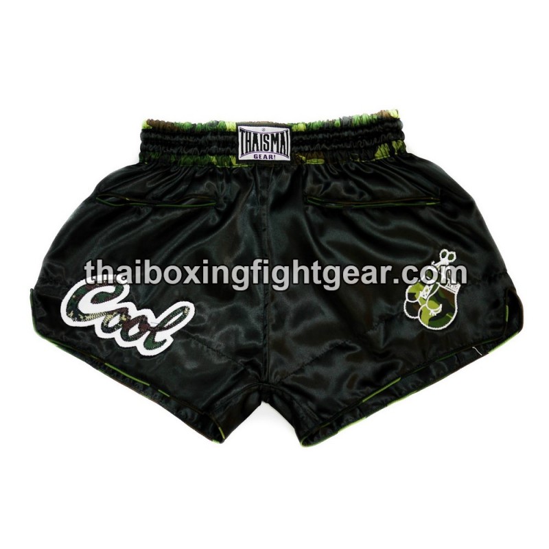 SHORT DE BOXE THAISMAI  "COOL Black Camo" Thaismai - 1