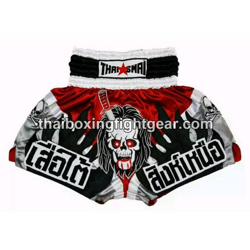 SHORT DE BOXE THAISMAI  "Death" Thaismai - 1