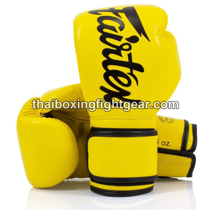 Gants de boxe Fairtex "BGV14 Yellow" Fairtex - 1