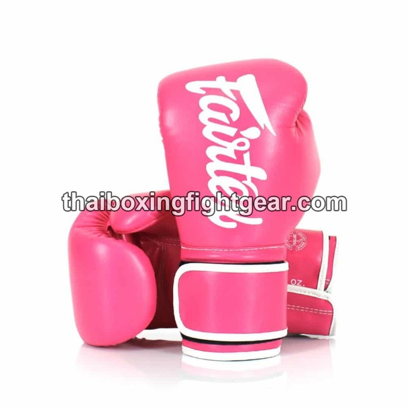 Gants de boxe Fairtex "BGV14 Pink White" Fairtex - 1