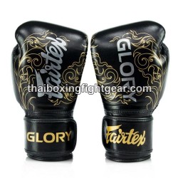 Gants De Boxe Fairtex  "Edition Limitée'' GLORY BGVG3 Black Gold Fairtex - 2