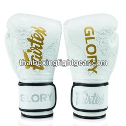 Gants De Boxe Fairtex  "Edition Limitée'' GLORY BGVG3 Blanc Fairtex - 1