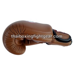 Gants de boxe thai Twins BGVL-3 marron | Gants