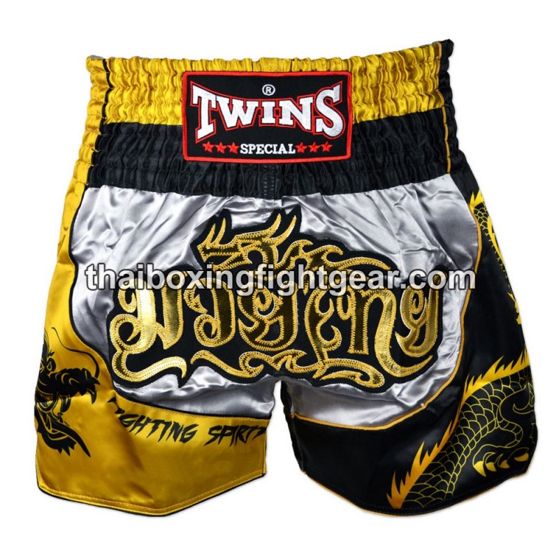 SHORT DE BOXE THAI TWINS "TBS-DRAGON-1" Twins - 7