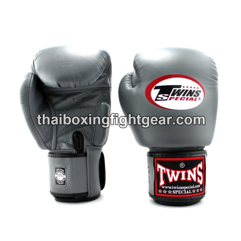 Gants de boxe thai Enfant Twins BGVS3 Synthétique GRIS Twins - 1