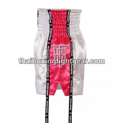 Short de Boxe Thai "MuayThai" Top King TKTBS-201 Blanc Rose Top King - 3