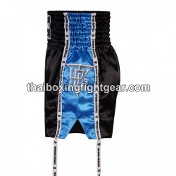Short de Boxe Thai "MuayThai" Top King TKTBS-202 Noir Bleu ciel Top King - 3