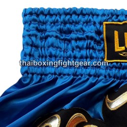 Short de boxe Thai Lumpini bleu cyan | Shorts Boxe Thai