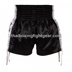 Short de Boxe Thai "MuayThai" Top King TKTBS-202 Noir Blanc Top King - 2