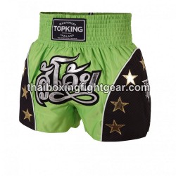 Short de Boxe Thai "MuayThai" Top King TKTBS-208 Vert Top King - 1