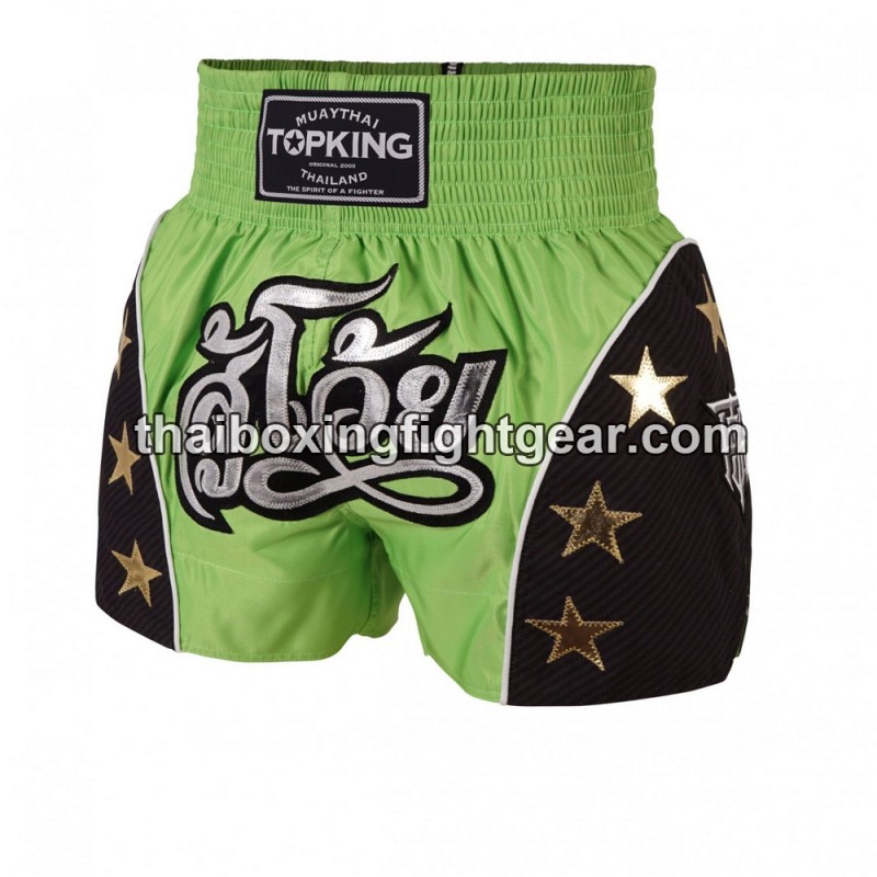 Short de Boxe Thai "MuayThai" Top King TKTBS-208 Vert Top King - 1