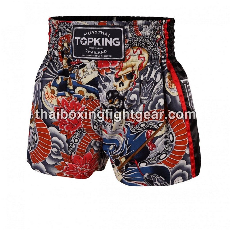 Short de Boxe Thai "MuayThai" Top King TKTBS-206 Noir Top King - 1