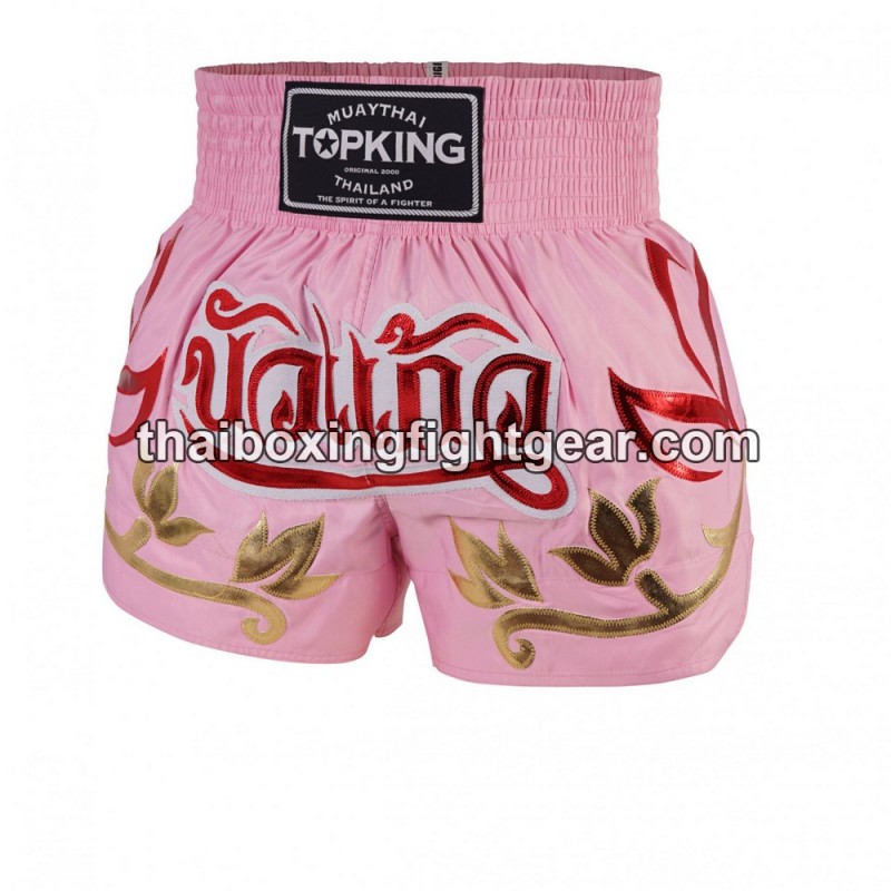 Short de Boxe Thai "MuayThai" Top King TKTBS-209 Rose Top King - 1