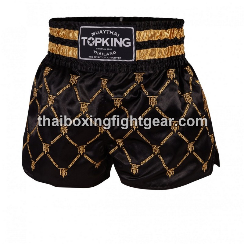 Short de Boxe Thai "MuayThai" Top King TKTBS-211 Noir Top King - 1