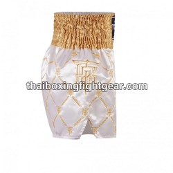 Short de Boxe Thai "MuayThai" Top King TKTBS-211 Or Blanc Top King - 4