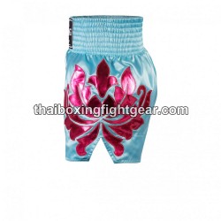 Short de Boxe Thai "MuayThai" Top King TKTBS-210 Bleu ciel Top King - 3