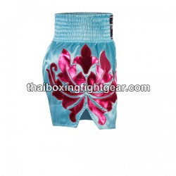 Short de Boxe Thai "MuayThai" Top King TKTBS-210 Bleu ciel Top King - 4