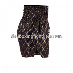 Short de Boxe Thai "MuayThai" Top King TKTBS-213 Or Noir Top King - 4